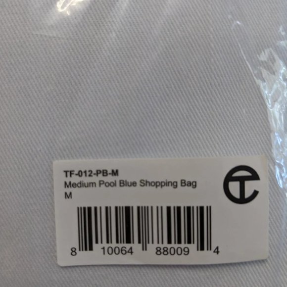 Telfar Medium Pool Blue Shopping bag - Picture 8 of 9